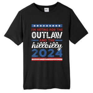 Trump Vance 2024 Donald Trump J.D. Vance Outlaw Hillbilly Tall Fusion ChromaSoft Performance T-Shirt