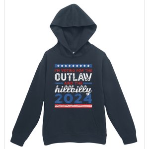 Trump Vance 2024 Donald Trump J.D. Vance Outlaw Hillbilly Urban Pullover Hoodie