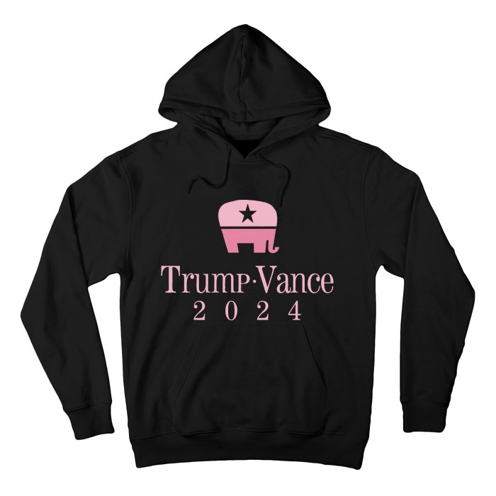 Trump Vance 2024 Elephant Jd Vance Donald Trump Women Hoodie