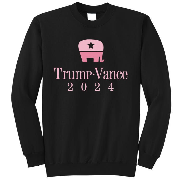 Trump Vance 2024 Elephant Jd Vance Donald Trump Women Sweatshirt