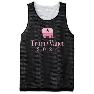 Trump Vance 2024 Elephant Jd Vance Donald Trump Women Mesh Reversible Basketball Jersey Tank