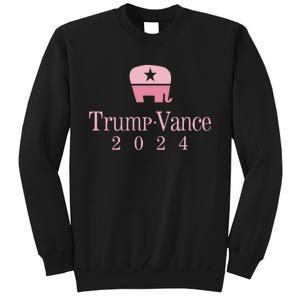 Trump Vance 2024 Elephant Jd Vance Donald Trump Women Tall Sweatshirt