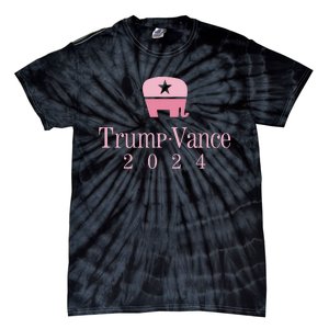 Trump Vance 2024 Elephant Jd Vance Donald Trump Women Tie-Dye T-Shirt