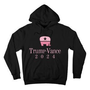 Trump Vance 2024 Elephant Jd Vance Donald Trump Women Tall Hoodie