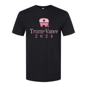 Trump Vance 2024 Elephant Jd Vance Donald Trump Women Softstyle CVC T-Shirt