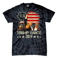 Trump Vance 2024 Donald Trump J.D. Vance Take America Back Tie-Dye T-Shirt