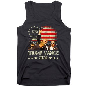 Trump Vance 2024 Donald Trump J.D. Vance Take America Back Tank Top