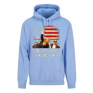 Trump Vance 2024 Donald Trump J.D. Vance Take America Back Unisex Surf Hoodie