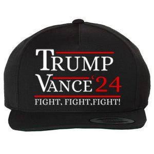 Trump Vance 24 Trump Fight Wool Snapback Cap