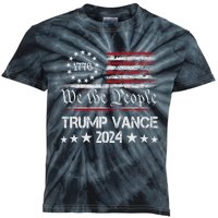 Trump Vance 2024 President Kids Tie-Dye T-Shirt