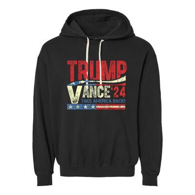 Trump Vance 24 Vintage 2024 Garment-Dyed Fleece Hoodie