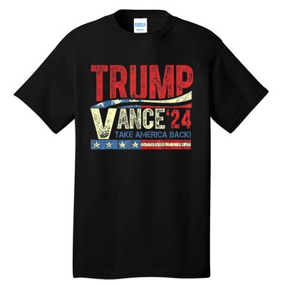 Trump Vance 24 Vintage 2024 Tall T-Shirt