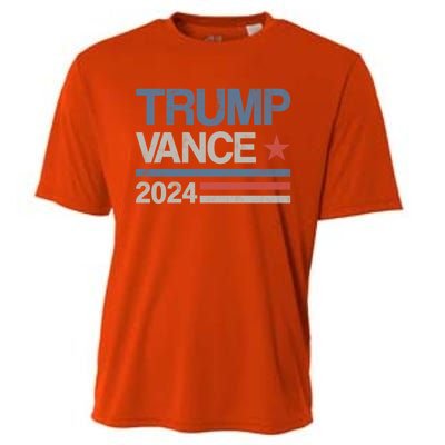 Trump Vance 2024 President Trump Supporter Reelection Meaningful Gift Cooling Performance Crew T-Shirt