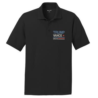 Trump Vance 2024 President Trump Supporter Reelection Meaningful Gift PosiCharge RacerMesh Polo