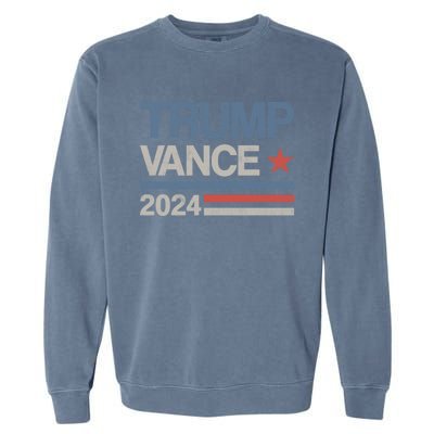 Trump Vance 2024 President Trump Supporter Reelection Meaningful Gift Garment-Dyed Sweatshirt