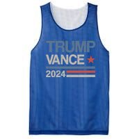 Trump Vance 2024 President Trump Supporter Reelection Meaningful Gift Mesh Reversible Basketball Jersey Tank