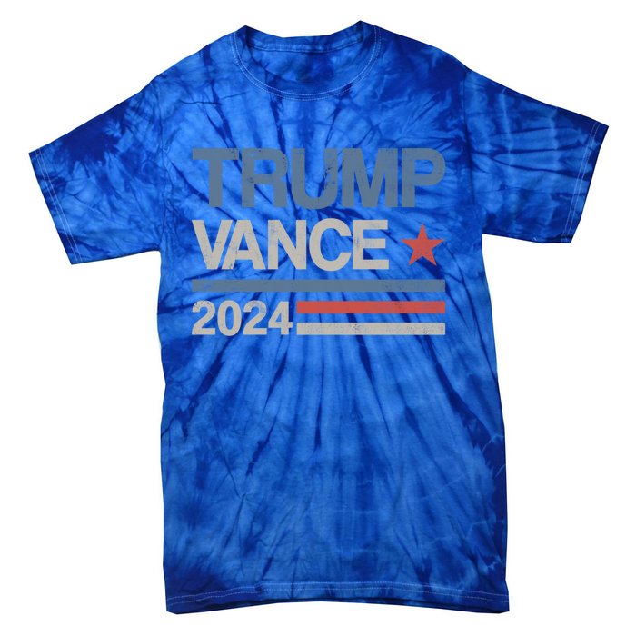 Trump Vance 2024 President Trump Supporter Reelection Meaningful Gift Tie-Dye T-Shirt