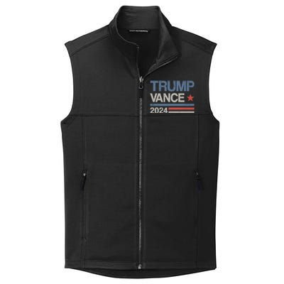 Trump Vance 2024 President Trump Supporter Reelection Meaningful Gift Collective Smooth Fleece Vest