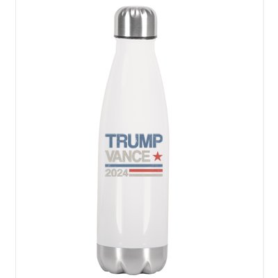 Trump Vance 2024 President Trump Supporter Reelection Meaningful Gift Stainless Steel Insulated Water Bottle