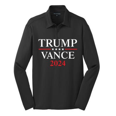 Trump Vance 2024 Silk Touch Performance Long Sleeve Polo