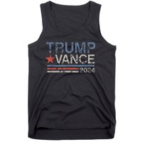 Trump Vance 2024 Retro Stripe Trump Jd Vance Tank Top