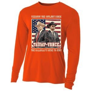 Trump Vance 2024 Outlaw Hillbily Won Inauguration Cooling Performance Long Sleeve Crew