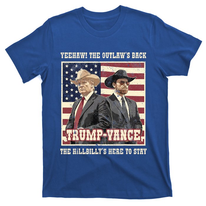 Trump Vance 2024 Outlaw Hillbily Won Inauguration T-Shirt