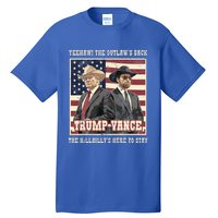 Trump Vance 2024 Outlaw Hillbily Won Inauguration Tall T-Shirt