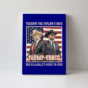 Trump Vance 2024 Outlaw Hillbily Won Inauguration Canvas