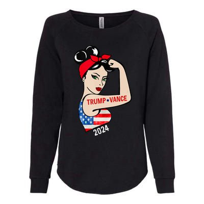 Trump Vance 2024 Vp Vice President America Election Women Womens California Wash Sweatshirt