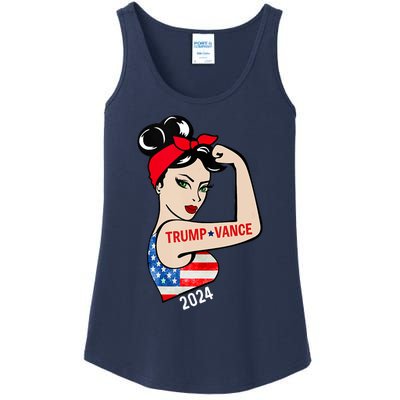 Trump Vance 2024 Vp Vice President America Election Women Ladies Essential Tank