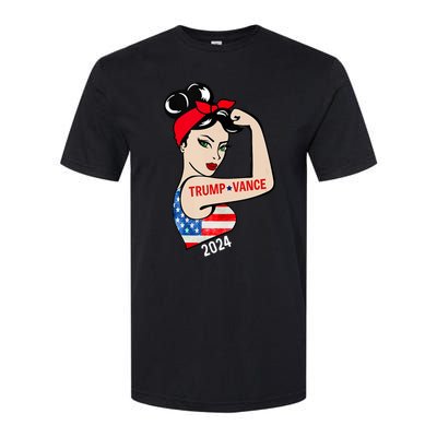 Trump Vance 2024 Vp Vice President America Election Women Softstyle® CVC T-Shirt