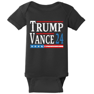 Trump Vance 2024 President Trump Supporter Reelection Baby Bodysuit