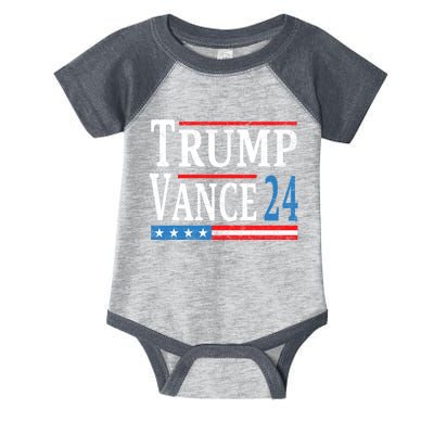 Trump Vance 2024 President Trump Supporter Reelection Infant Baby Jersey Bodysuit