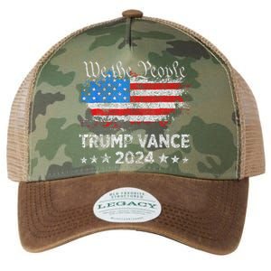 Trump Vance 2024 President Trump Supporter Reelection Legacy Tie Dye Trucker Hat