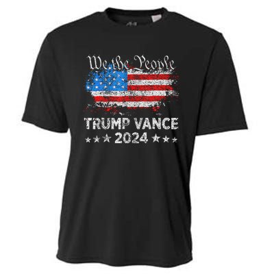 Trump Vance 2024 President Trump Supporter Reelection Cooling Performance Crew T-Shirt