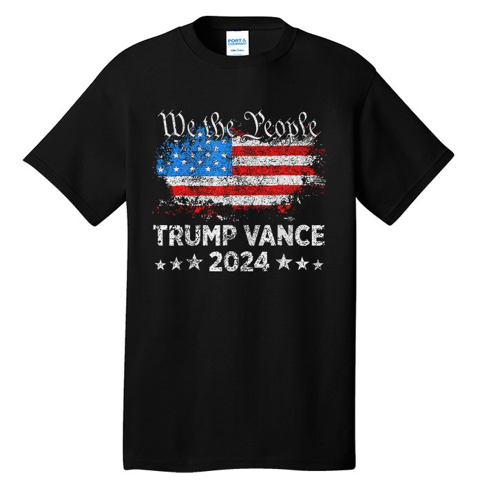 Trump Vance 2024 President Trump Supporter Reelection Tall T-Shirt