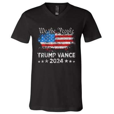 Trump Vance 2024 President Trump Supporter Reelection V-Neck T-Shirt