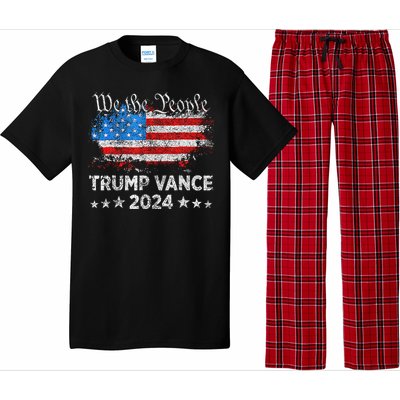 Trump Vance 2024 President Trump Supporter Reelection Pajama Set