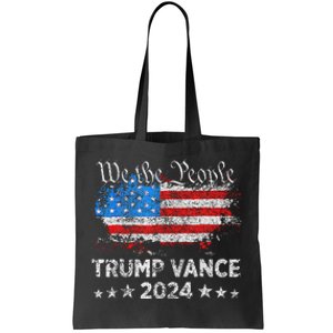 Trump Vance 2024 President Trump Supporter Reelection Tote Bag