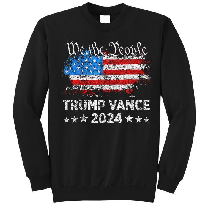 Trump Vance 2024 President Trump Supporter Reelection Tall Sweatshirt