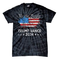 Trump Vance 2024 President Trump Supporter Reelection Tie-Dye T-Shirt