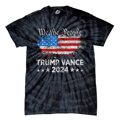 Trump Vance 2024 President Trump Supporter Reelection Tie-Dye T-Shirt