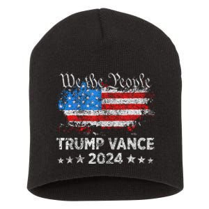 Trump Vance 2024 President Trump Supporter Reelection Short Acrylic Beanie