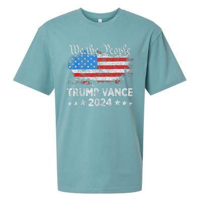 Trump Vance 2024 President Trump Supporter Reelection Sueded Cloud Jersey T-Shirt