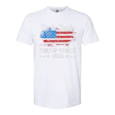 Trump Vance 2024 President Trump Supporter Reelection Softstyle CVC T-Shirt