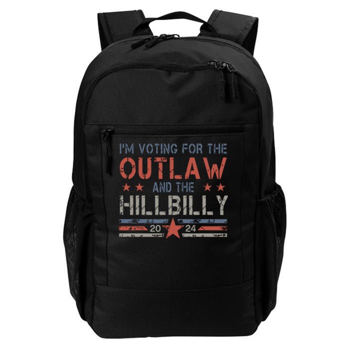 Trump Vance 2024 Donald Trump Jd Vance Outlaw Hillbilly Daily Commute Backpack