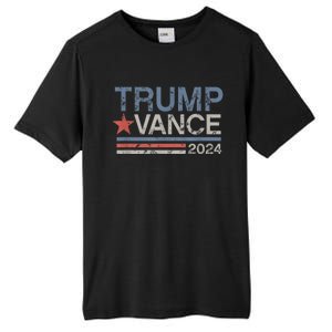 Trump Vance 2024 Retro Stripe Trump Jd Vance Gift Tall Fusion ChromaSoft Performance T-Shirt