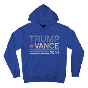 Trump Vance 2024 Retro Stripe Trump Jd Vance Gift Hoodie