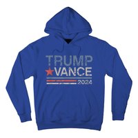 Trump Vance 2024 Retro Stripe Trump Jd Vance Gift Hoodie